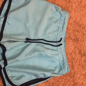 Blue nike shorts